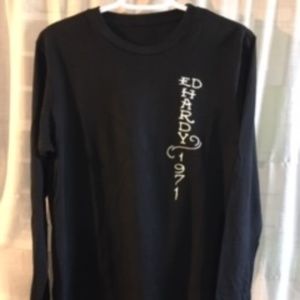 Ed Hardy Graphic Long Sleeve Tee